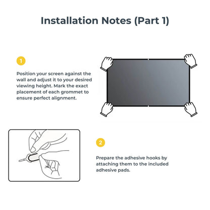 Vision Beam™ Premium Grey Projection Screen