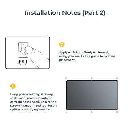 Vision Beam™ Premium Grey Projection Screen