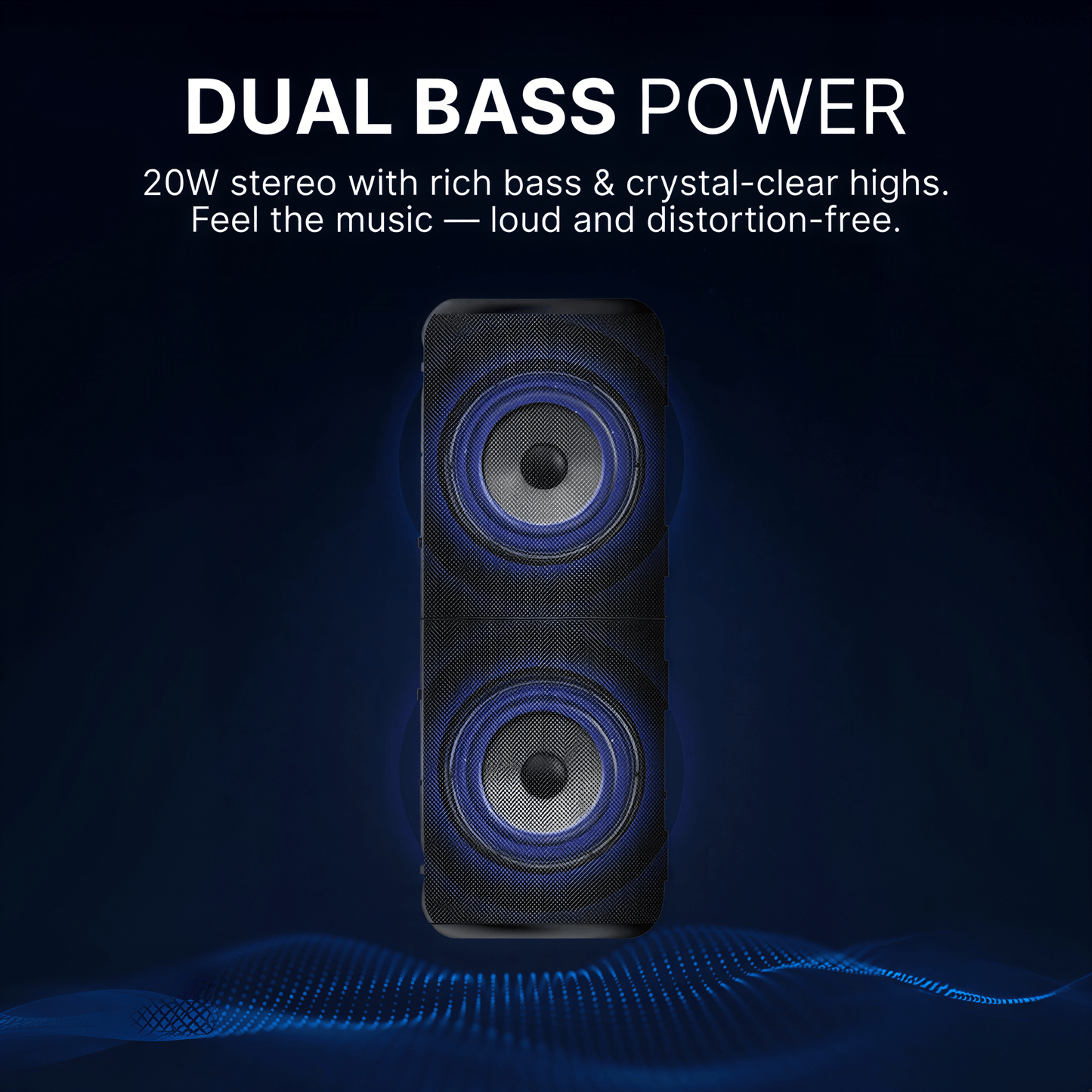 ViSound™ Boom – 2-in-1 Speaker & Bass Experience