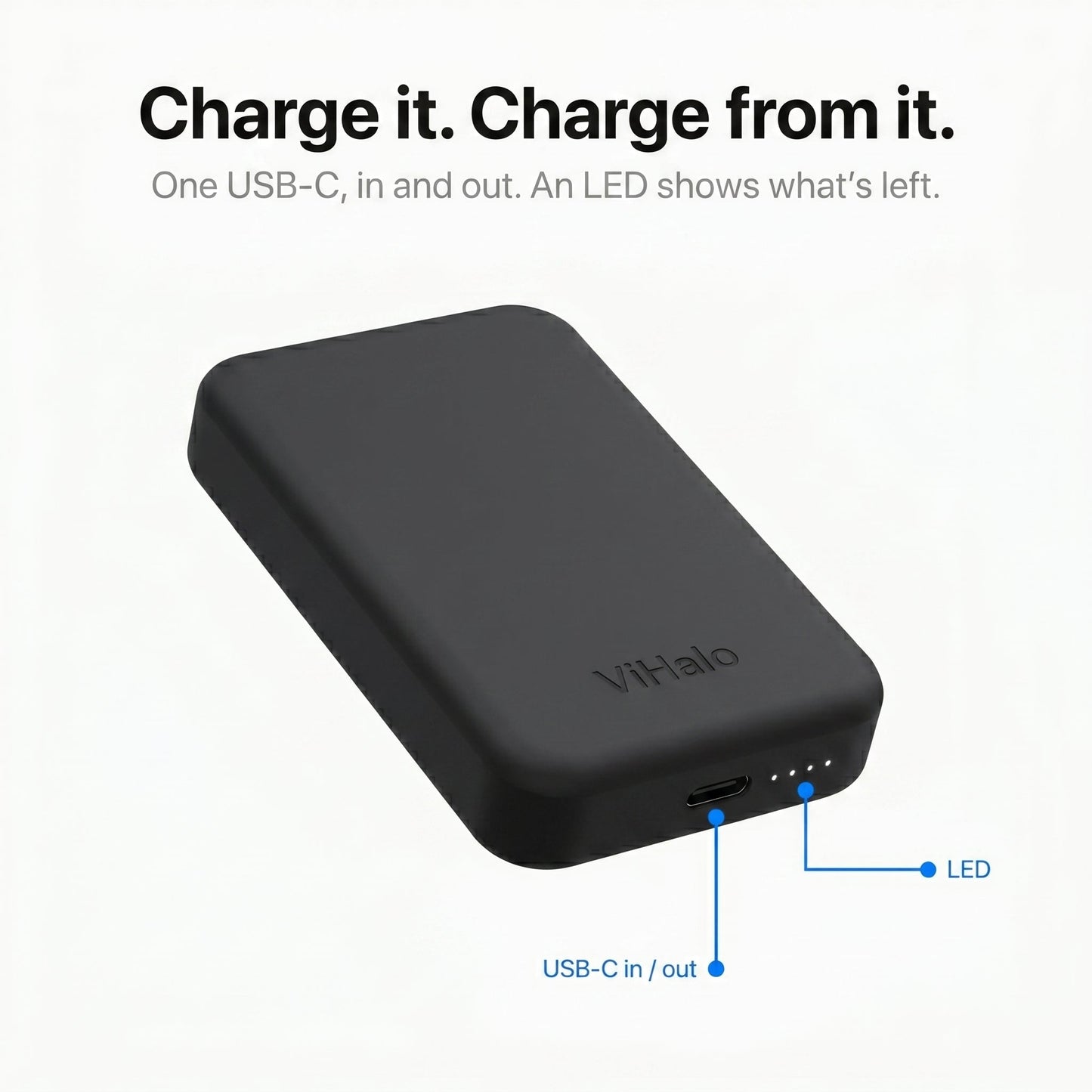 ViPower Halo - Magnetic Power Bank